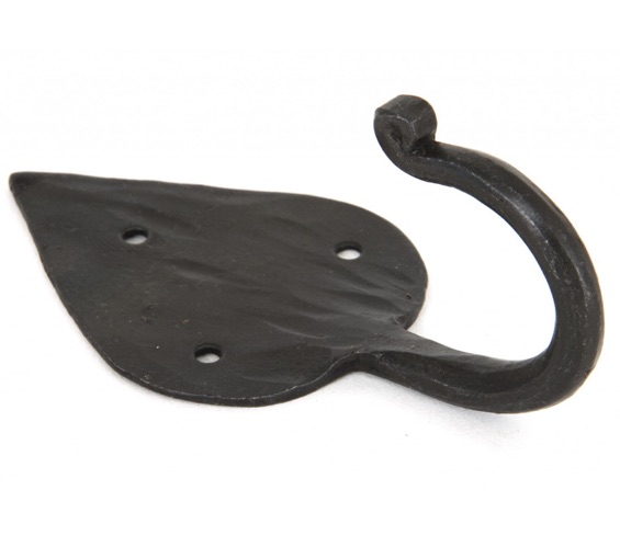 From The Anvil Gothic Coat Hook, Beeswax - 33122 from Door Handle Company