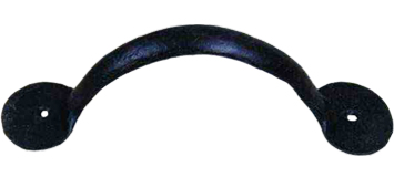 Cottingham Round End Cupboard Bow Handle 125mm Black Beeswax 49 082p Hfb 125 From Door Handle Company