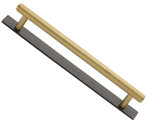 160mm Brushed Brass Tapered Ends Cabinet D Handle – Handle & Home