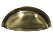 Victorian Cup Handle in Polished Brass