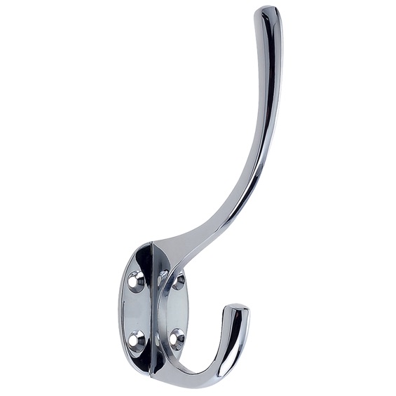 Zoo Hardware Hat & Coat Hook, Polished Chrome - ZAB80CP from Door